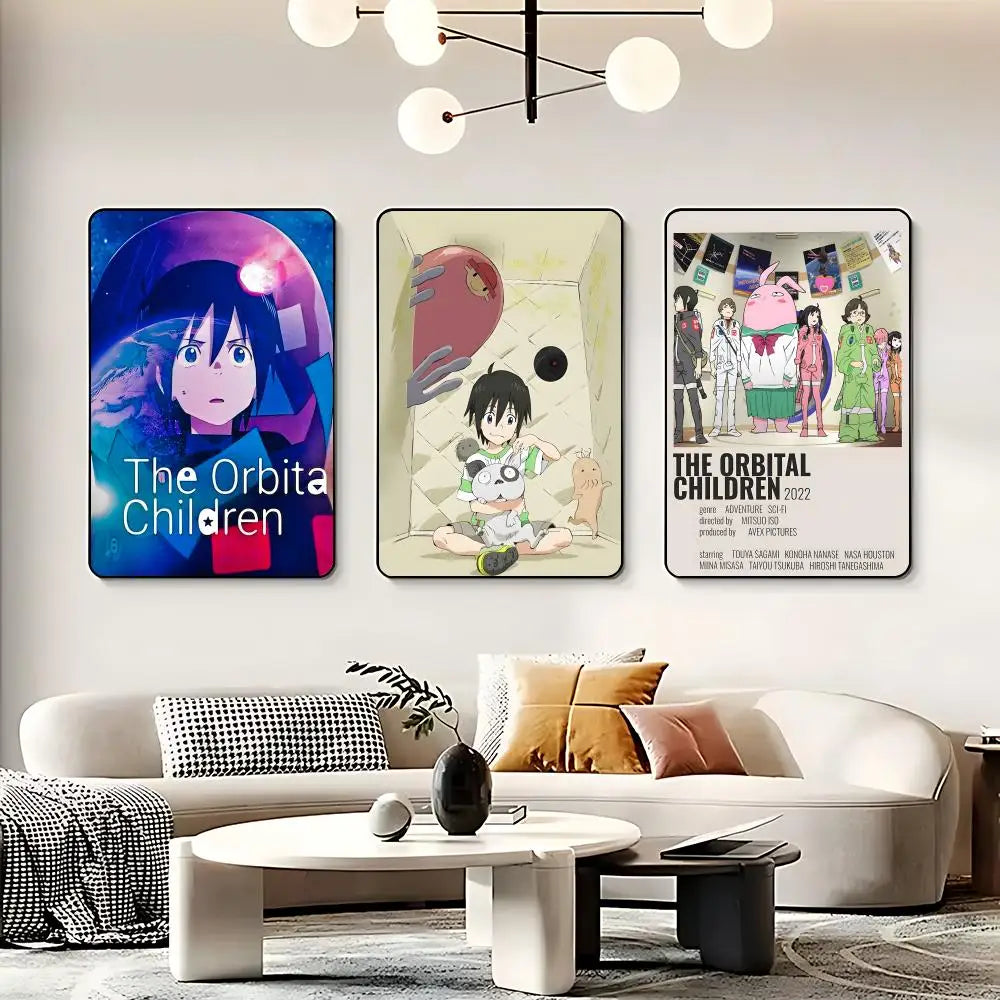 The Orbital Children Anime Poster – HD Waterproof Wall Art Anime Wall Poster Peaceful Pleasures Health and Wellness