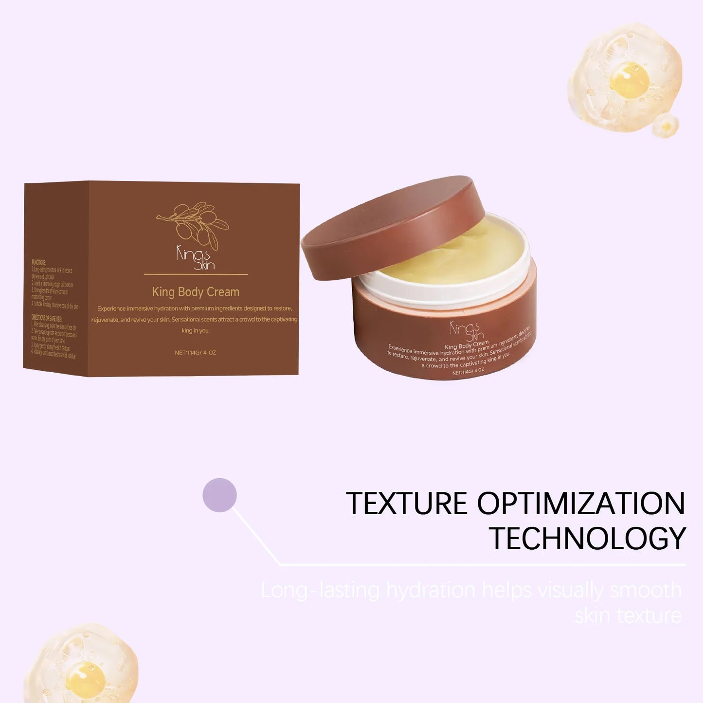 King Body Cream Lipid Water-Lock | Alcohol-Free Sensitive Skin