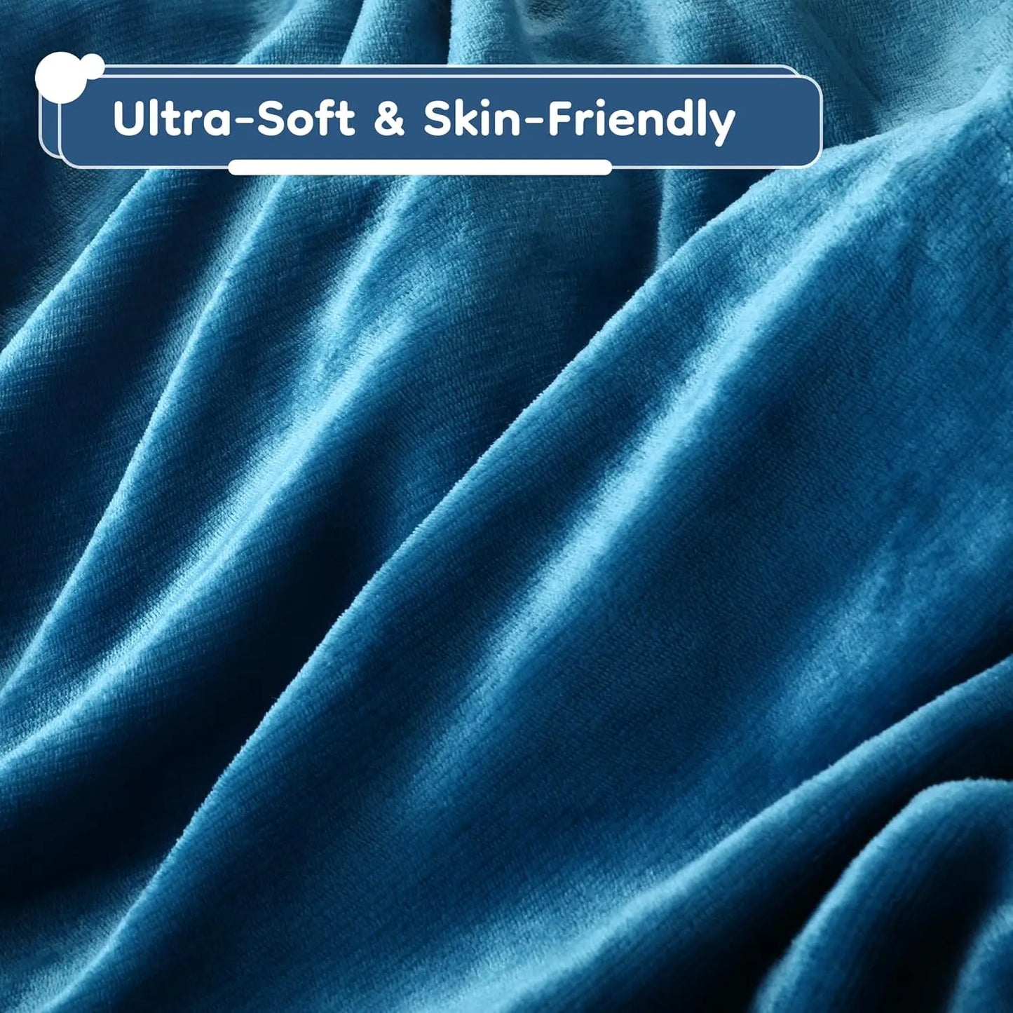 Twin Electric Heated Blanket – Dual-Sided Flannel & Sherpa, 10 Settings Peaceful Pleasures Health and Wellness