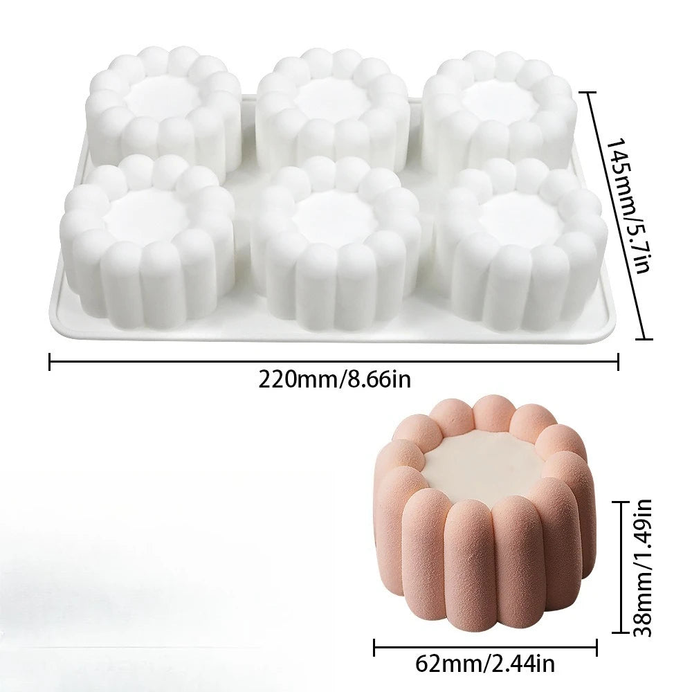 Silicone Multi-Cavity Mold – Cake, Soap & Candle Craft