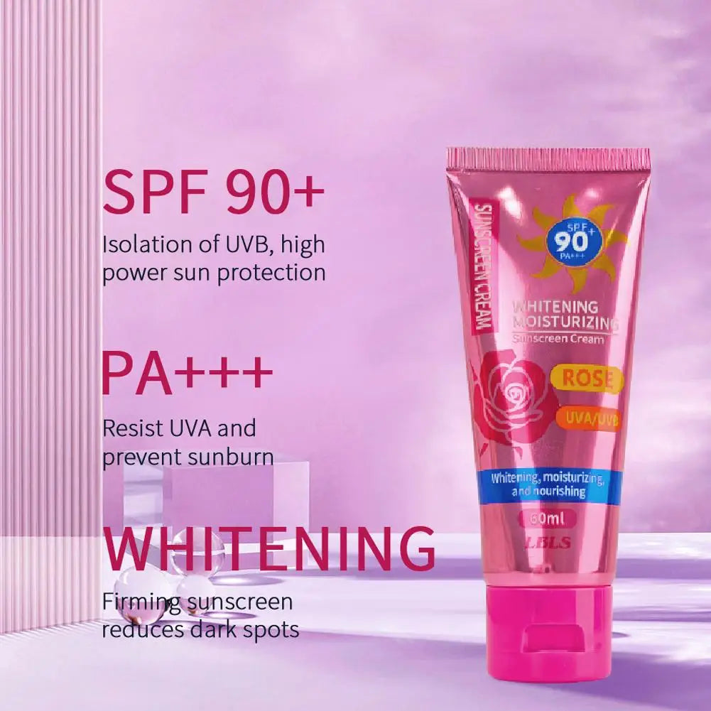 60ml Multi-effect Repair Isolation Sunscreen Moisturizing Oil Control Sunscreen Cream Sun Block Moisturizing Skin Supple Peaceful Pleasures Health and Wellness A