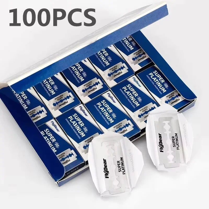 Double Edge Safety Razor Blades for Men | 30/50/100 Pack