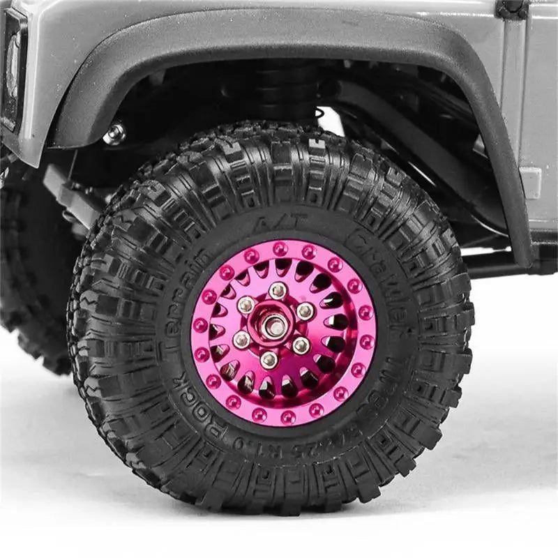 1.0" Beadlock Wheel Hubs 4pcs for RC Crawlers TRX4M SCX24