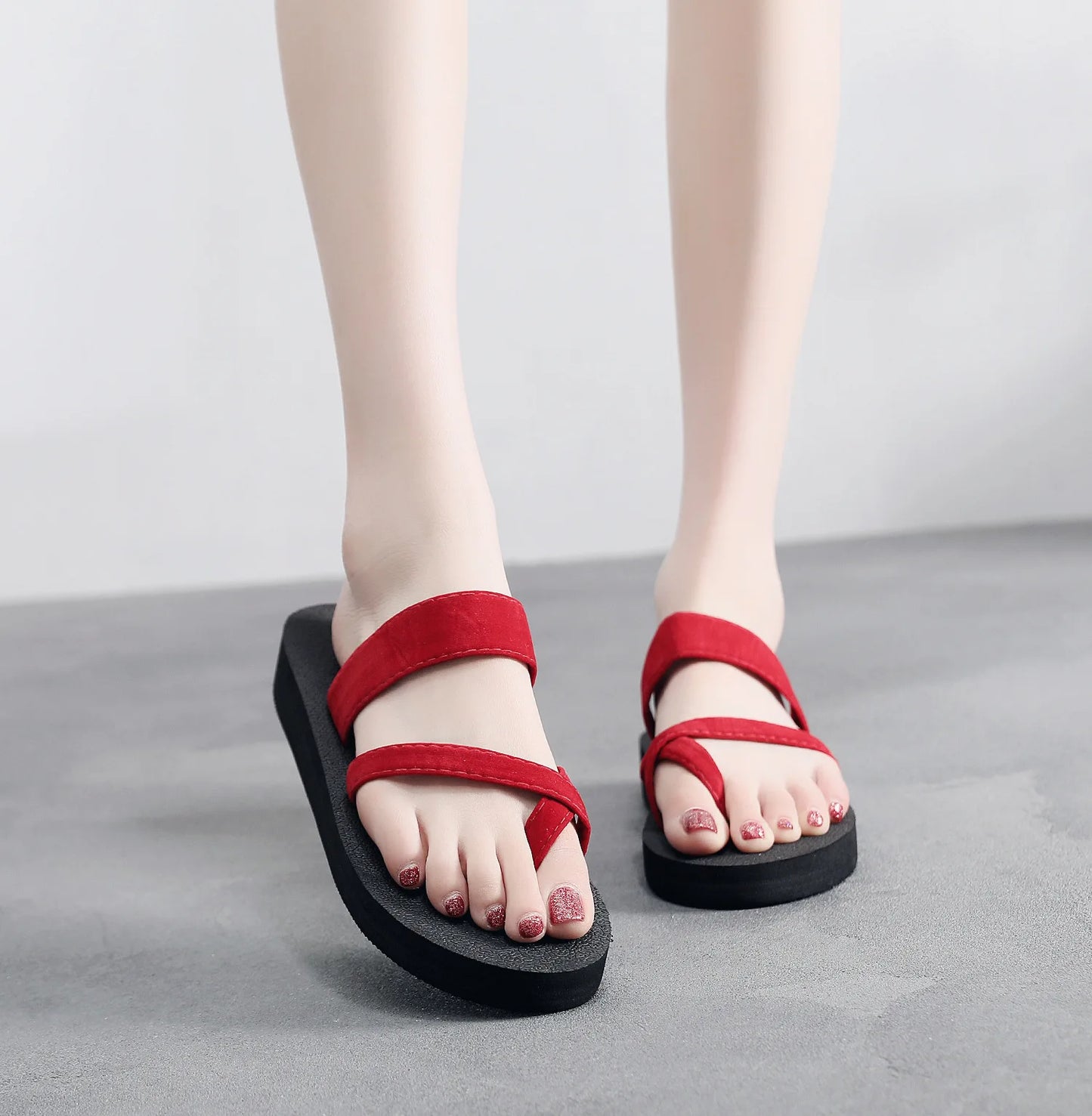 Women's Flat Flip Flop Sandals – Summer Beach Open Toe Slippers