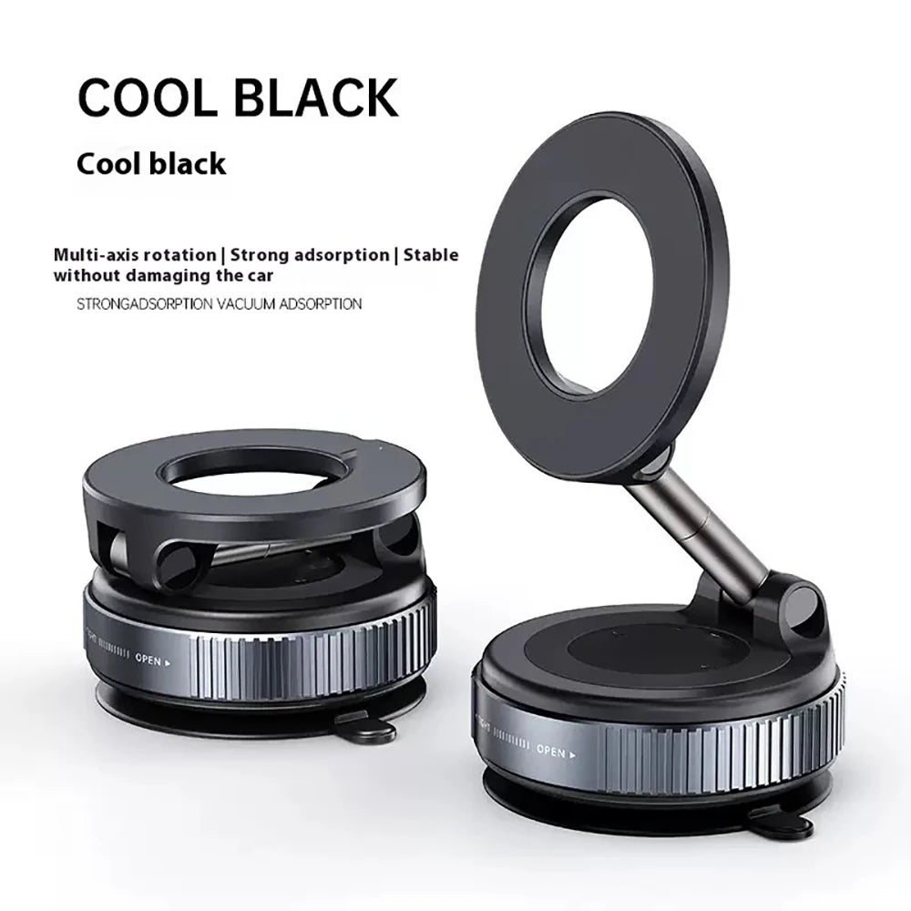 Magnetic Car Phone Holder 360° Suction Cup Dashboard Mount