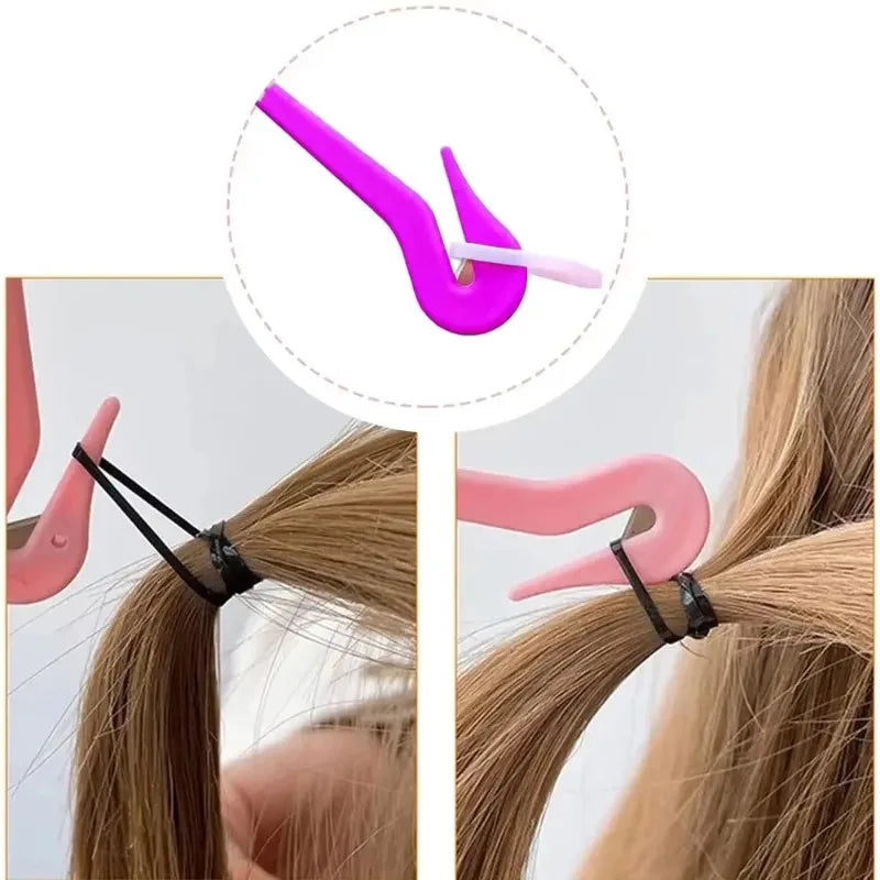 10-Pack Elastic Hair Band Cutter Tool | Ponytail Remover