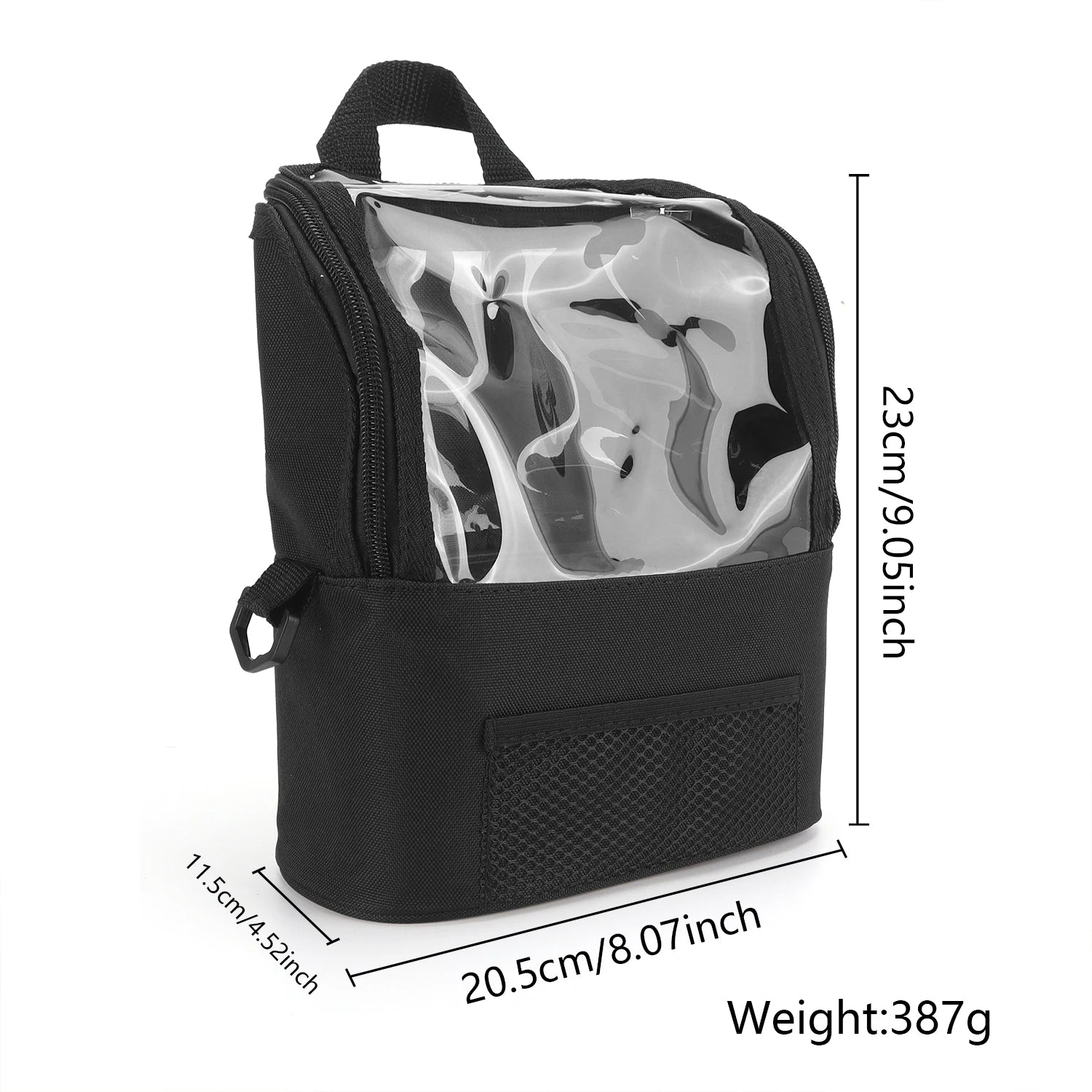 PVC Transparent Makeup Bag Large Capacity Waterproof Travel Toolbag Portable Barber Beauty Cosmetics Tools Storage Case Supplies Peaceful Pleasures Health and Wellness