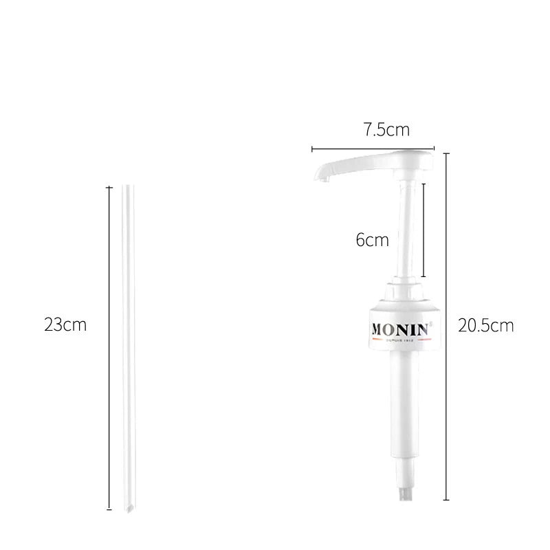 Coffee Milk Tea Dispenser Food Grade Candy Juice Press Monin Universal Bottled Liquid Press Nozzle 10ml Bottle Dispenser Pump Peaceful Pleasures Health and Wellness White
