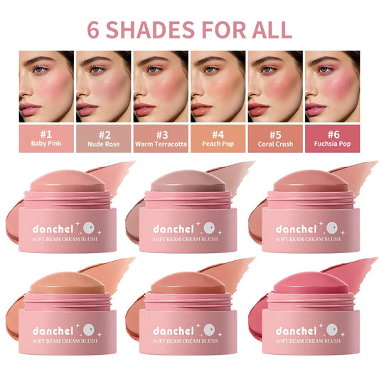 Natural Looking Matte Blush Stick Soft Cream Blush Balm Waterproof Long Lasting Hydrating Lightweight Blendable Cheek Cosmetics Peaceful Pleasures Health and Wellness