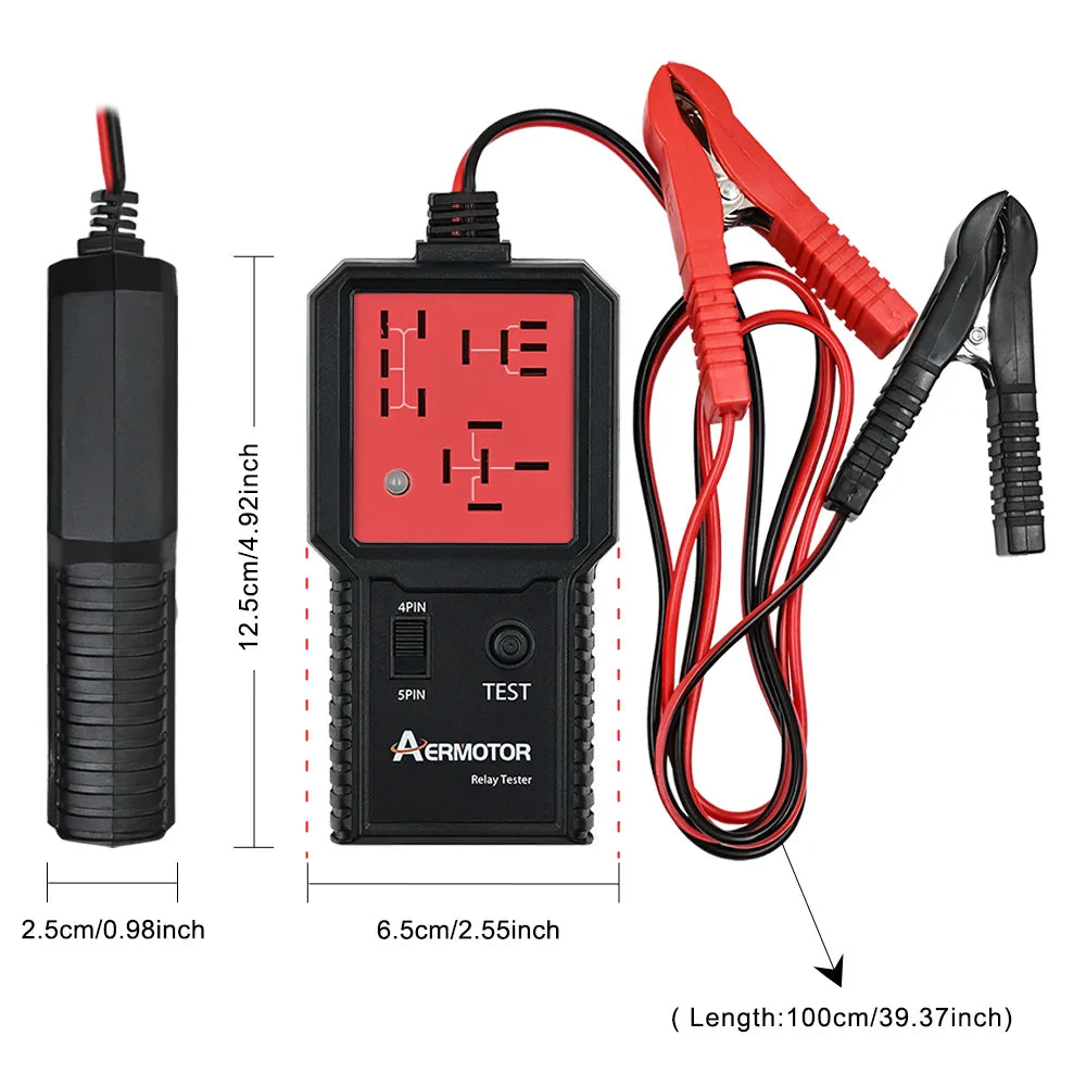 Aermotor 12V Car Relay Tester – Automotive Diagnostic Tool