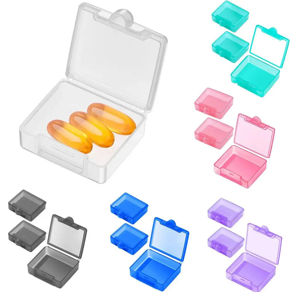 Mini Travel Pill Organizer – 3-Pack Portable Pocket Pill Box
