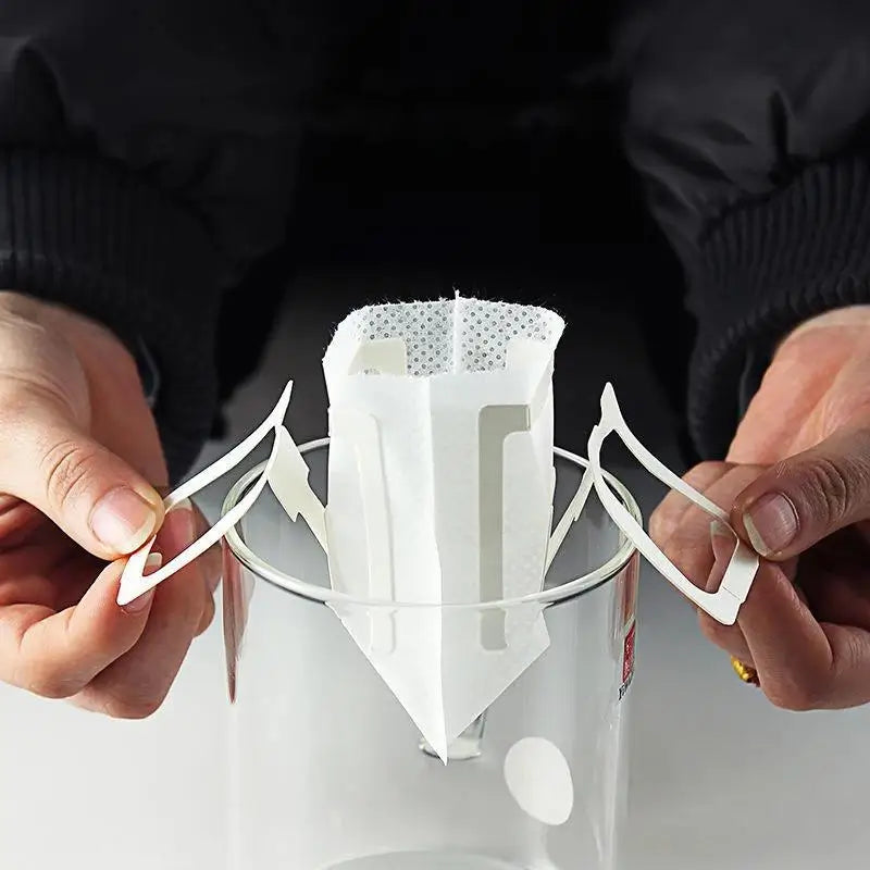 100-Pack Disposable Drip Coffee Filter Bags | Hanging Ear