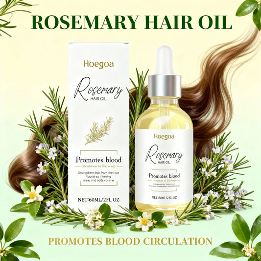 Rosemary & Ginger Root Hair Oil 60ml | Scalp & Frizz Control Scalp Treatment Oil Peaceful Pleasures Health and Wellness