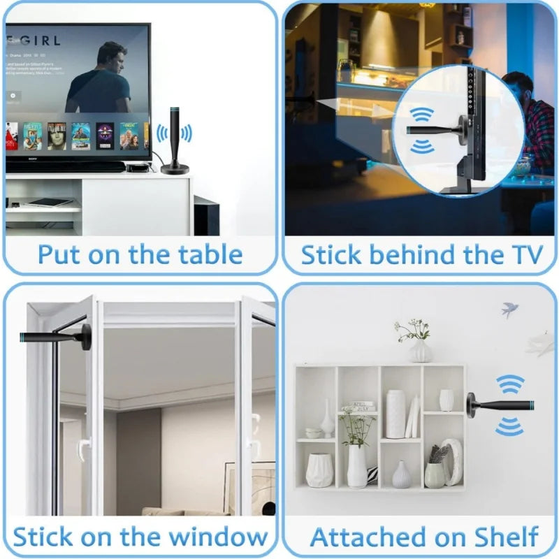 Indoor DVB-T2 Digital TV Antenna – Mini HDTV Aerial