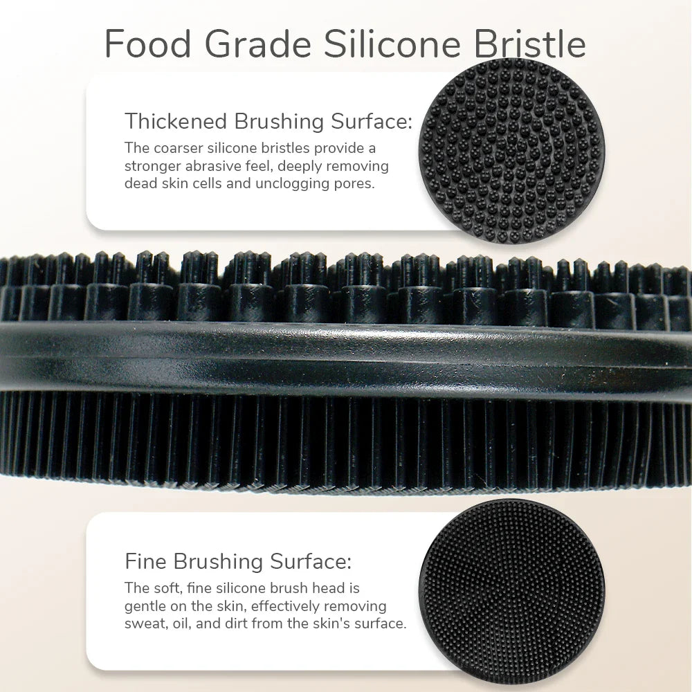 5-Piece Silicone Exfoliating Body Brush & Scalp Scrubber Set