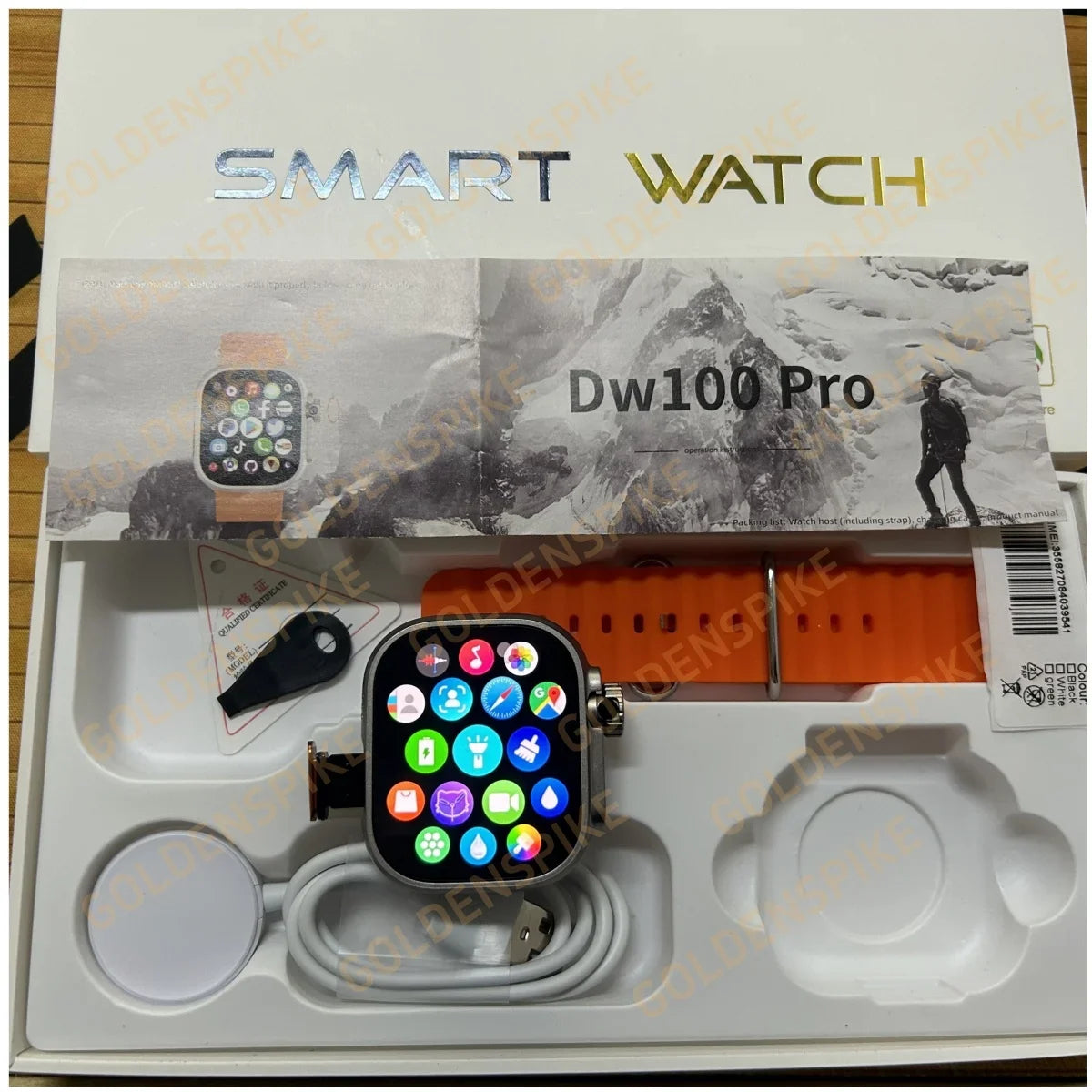 DW100 Pro 4G Android Smart Watch | 2.29" AMOLED, GPS, 256GB