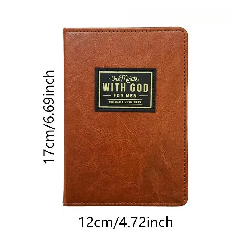 Men S Prayer Journal One Minute God 365 Daily Devotions Bible Study