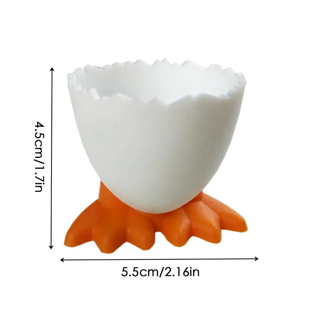 Chicken Feet Egg Cup Holder – Cute Boiled Egg Stand for Kitchen