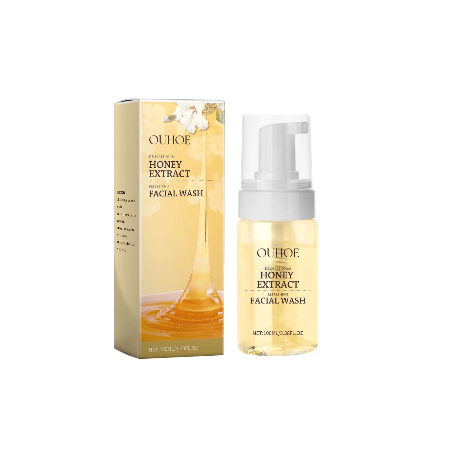 Gentle Honey Foam Face Wash | Oil Control Hydrating Cleanser