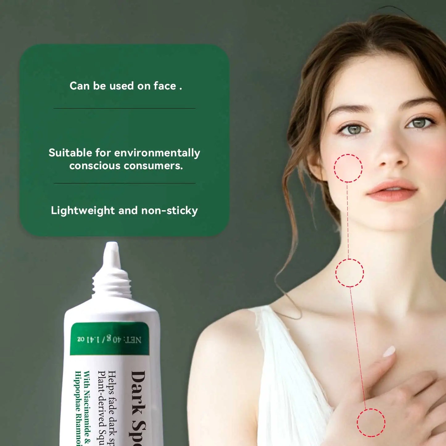 Dark Spot Correcting Glow Serum Brighten Skin Tone 5% Niacinamide Dark Spot Remover Skin Care Serum for Face 40g Peaceful Pleasures Health and Wellness