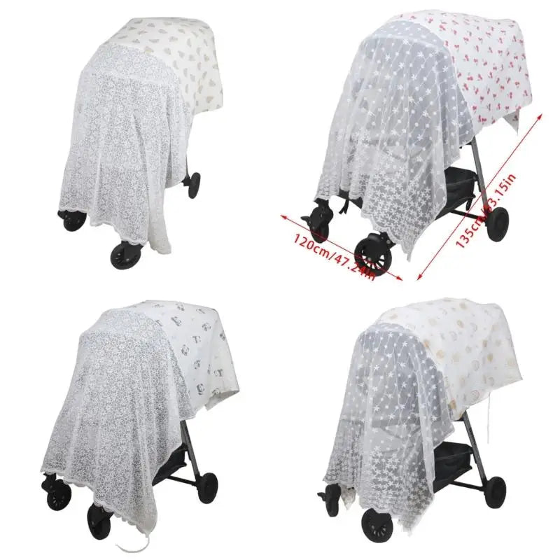 Baby Stroller Fly Net Sun Cover Blanket | Insect Guard
