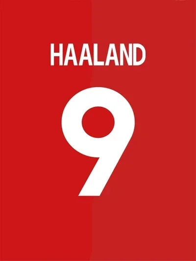 Football Legend Jersey Canvas Poster | Sports Star Wall Art