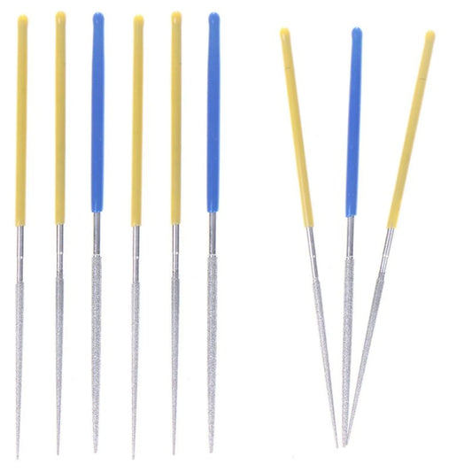 High Quality 150/200/400# 2mm Small Round Diamond Needle Files Alloy Hand Tools DIY For Grinding Metal Jewely Stone Wood Peaceful Pleasures Health and Wellness