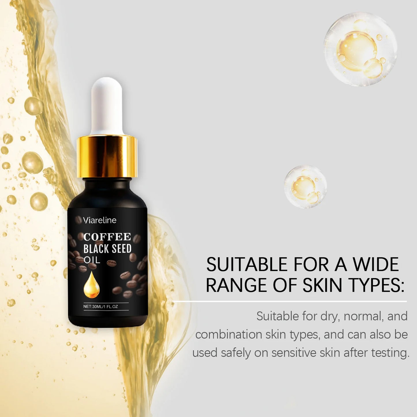 Viareline Black Seed Oil Face Serum | Firm, Hydrate & Anti-Aging