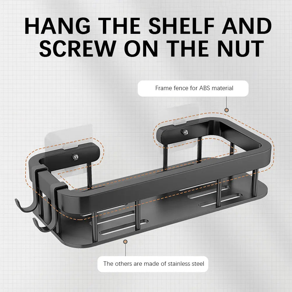 No Drilling Stainless Steel Kitchen Organizer Shelf Wall Mount Countertop Drainer Rack Storage Shelf And Organiser For Kitchen Peaceful Pleasures Health and Wellness