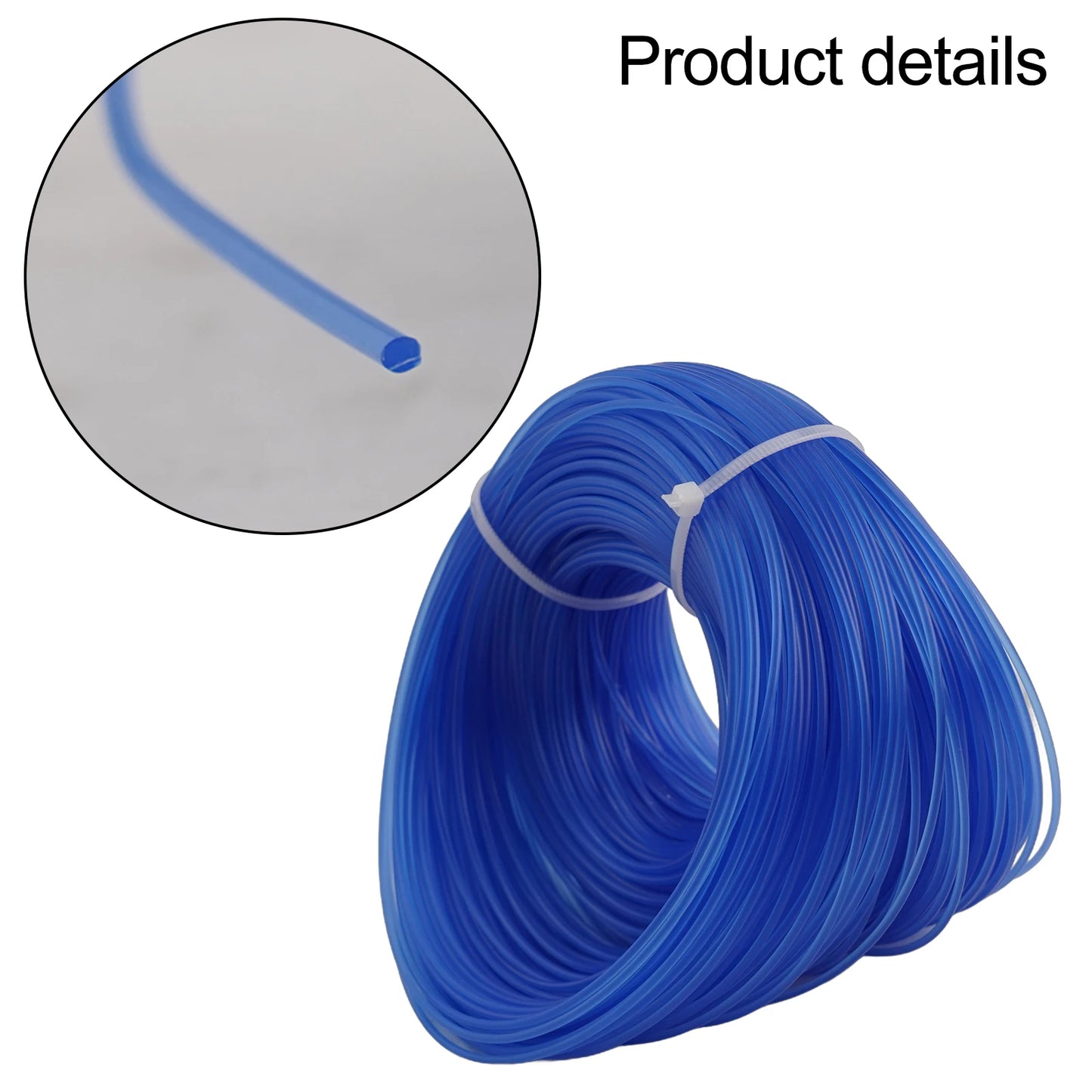 1 6mmx100m Trimmer- Line Brushcutter Trimmer Nylon Rope Cord Garden