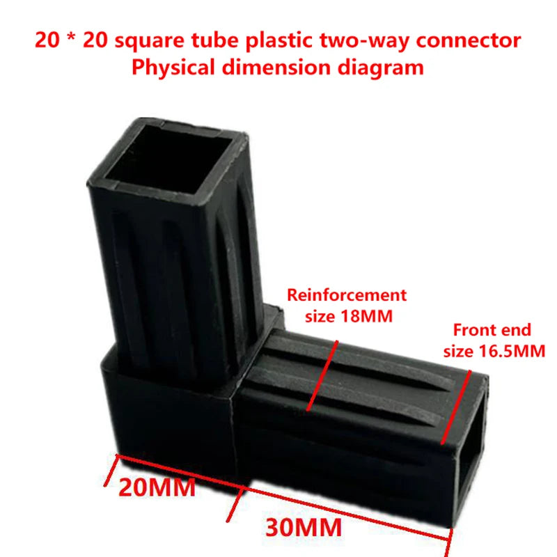 New 1/5Pcs 20MM 2/3/4-/5-way Cross Square Pipe Fittings 20X20Pipe Angle Code Hexagonal Through Plastic Fittings ABS Connector Peaceful Pleasures Health and Wellness