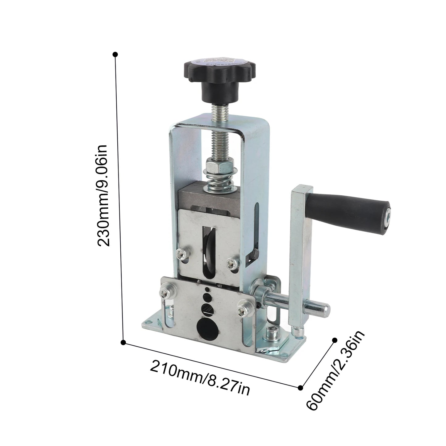 Portable Wire Stripper Manual Wire Stripping Tool 1-25mm Cable Electric Peeling Machine with Hand Crank Hand Electric Drill Peaceful Pleasures Health and Wellness