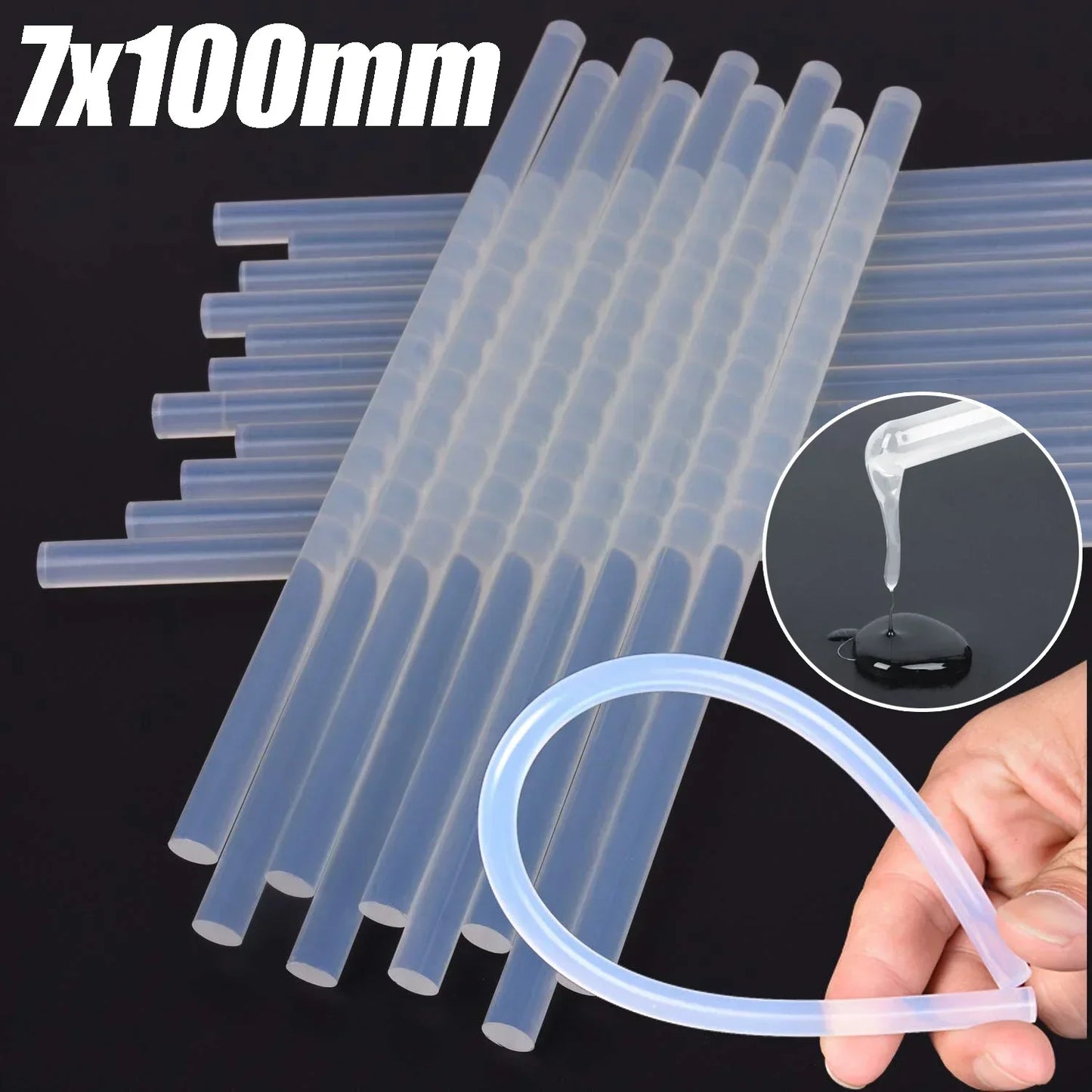 10-Pack Hot Melt Glue Sticks for Car Dent Repair | High Viscosity