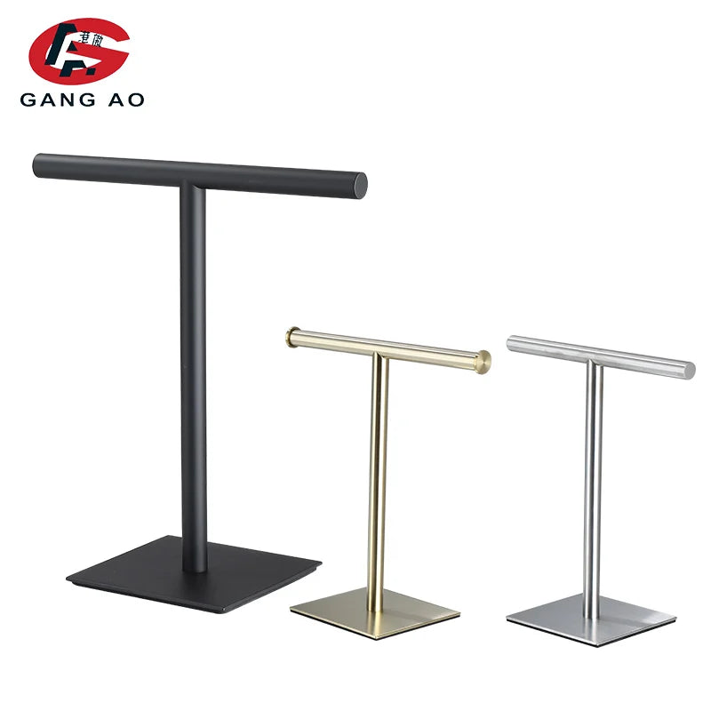 Free-Standing Hand Towel Holder – Black 304 Stainless Steel