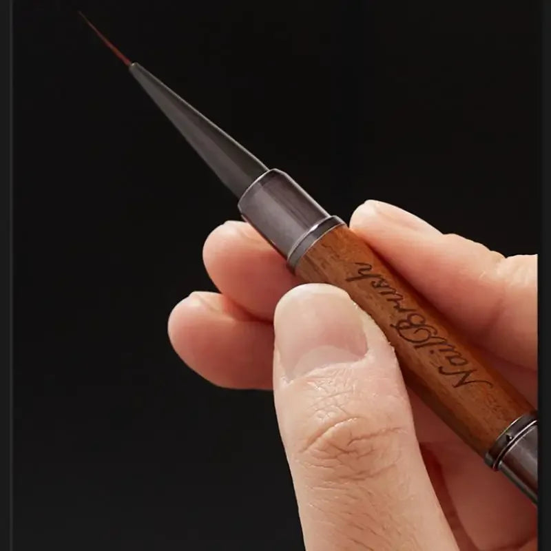Sandalwood Line Nail Art Pen Double Headed Brush Nail Construction Pen High Quality Paintings Pen Nail Tools Peaceful Pleasures Health and Wellness