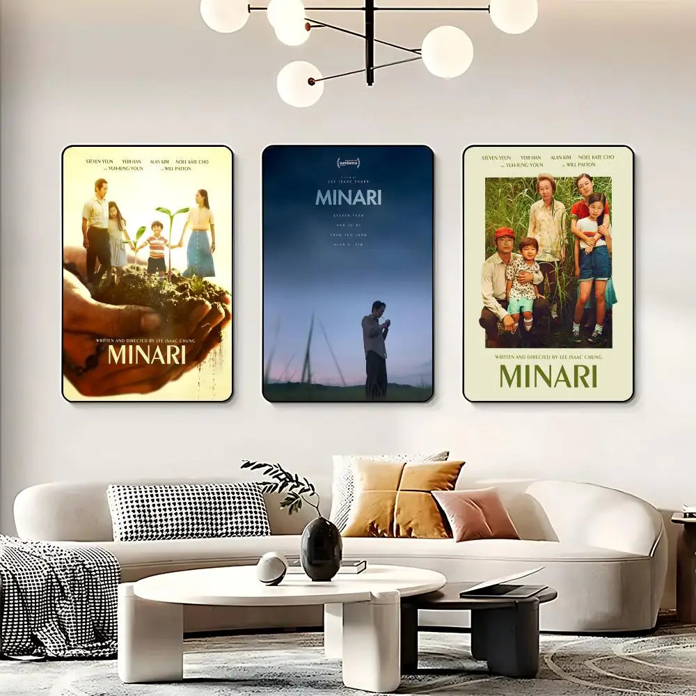 Minari Movie Poster – HD Self-Adhesive Waterproof Wall Art Movie Wall Poster Peaceful Pleasures Health and Wellness