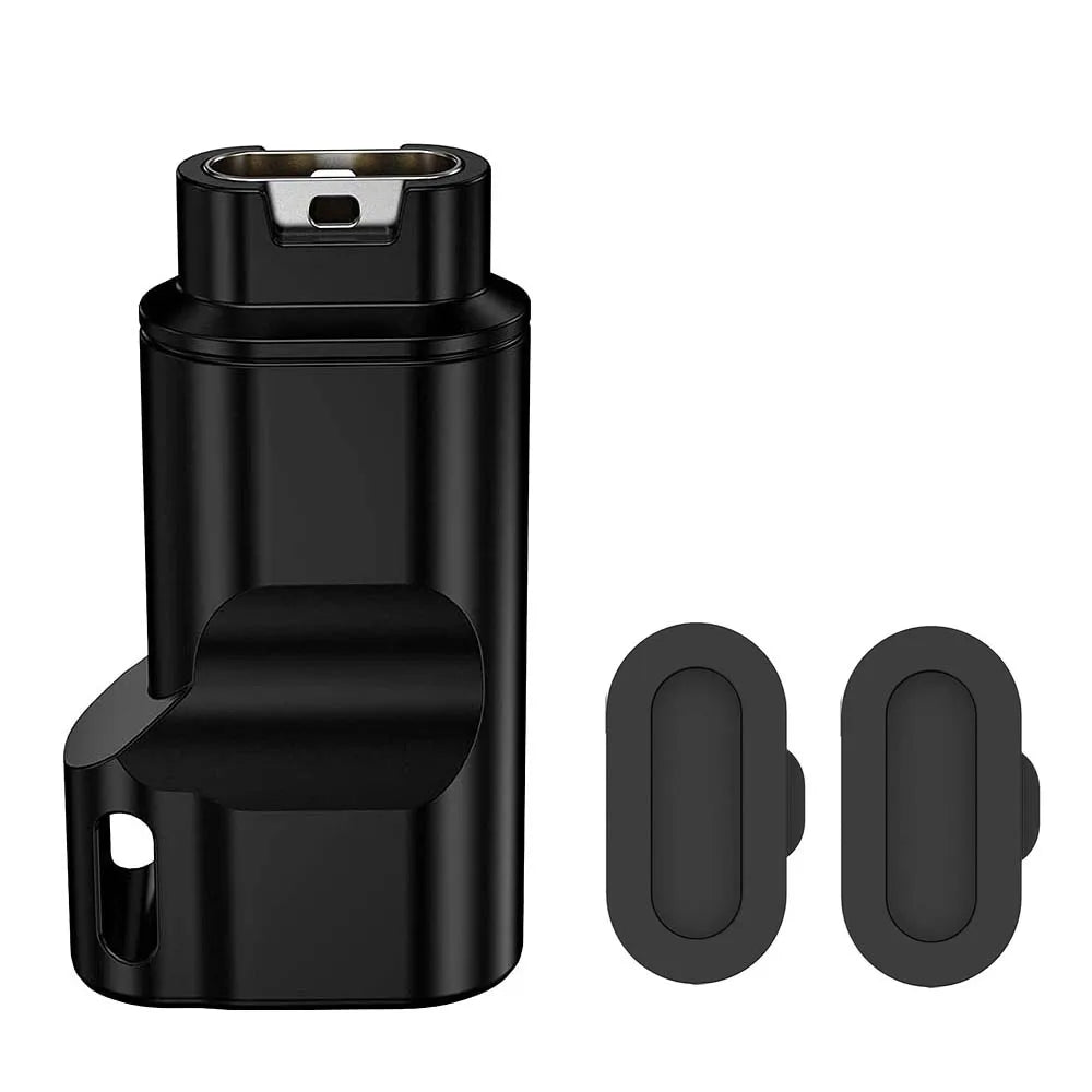 Mini Charger+2PCS Charging Port Dust Cover Cap + Adapter for Garmin Forerunner 265 965 Charging Converter for Fenix 7 7S 7X 6 6S Peaceful Pleasures Health and Wellness