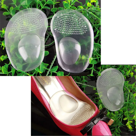 Silicone Gel Arch Support Half Insoles – Reusable Foot Cushion Gel Arch Support Insoles Peaceful Pleasures Health and Wellness Default Title