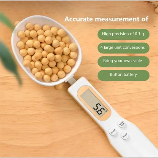 Scale Weighing Spoon Kitchen Scale Electronic Measuring Spoon G Coffee Powder Scale Baking Scale Electronic Measuring Peaceful Pleasures Health and Wellness