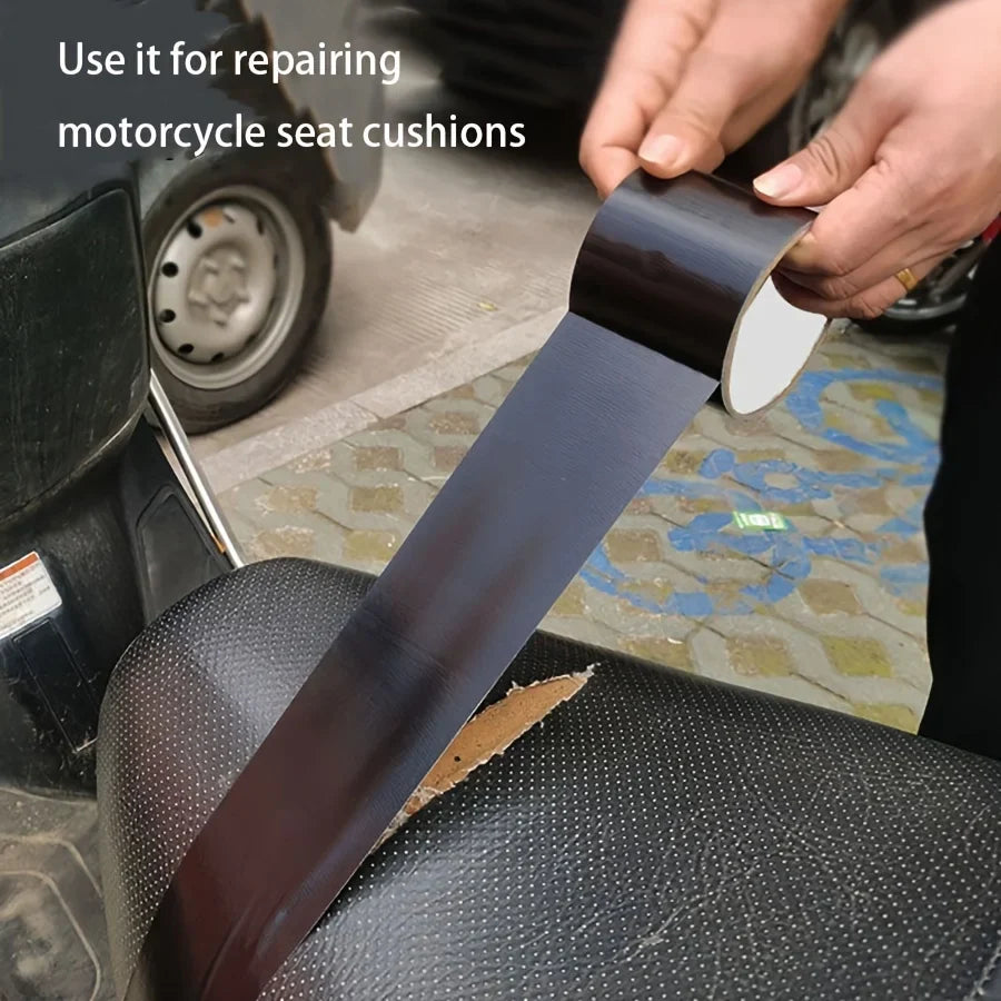 Self-Adhesive Leather Repair Tape Patch | Black DIY Fix