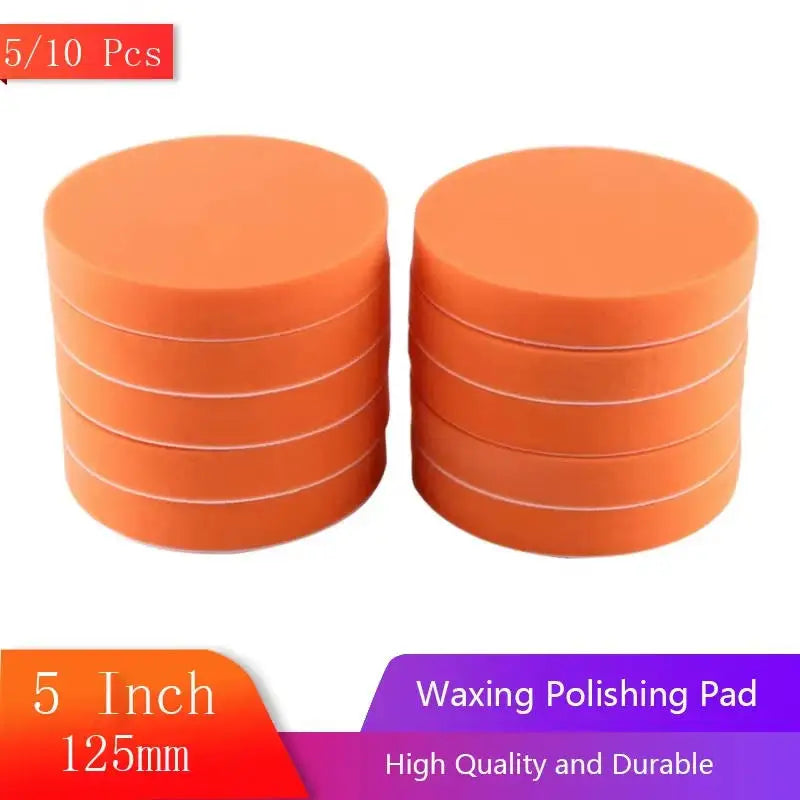 5 6 Inch Car Polishing Pad Set Auto Buffing Waxing Sponge Flat Pad for Professional Car Detailing Products Peaceful Pleasures Health and Wellness