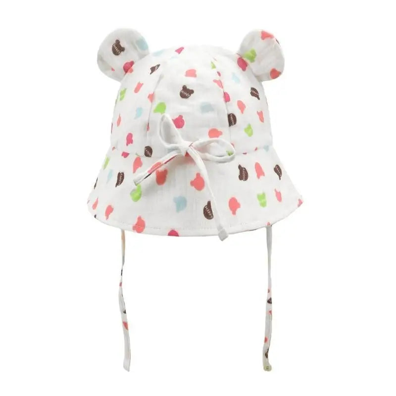 Baby Cotton Bucket Sun Hat | Unisex Infant Toddler 0–3Y