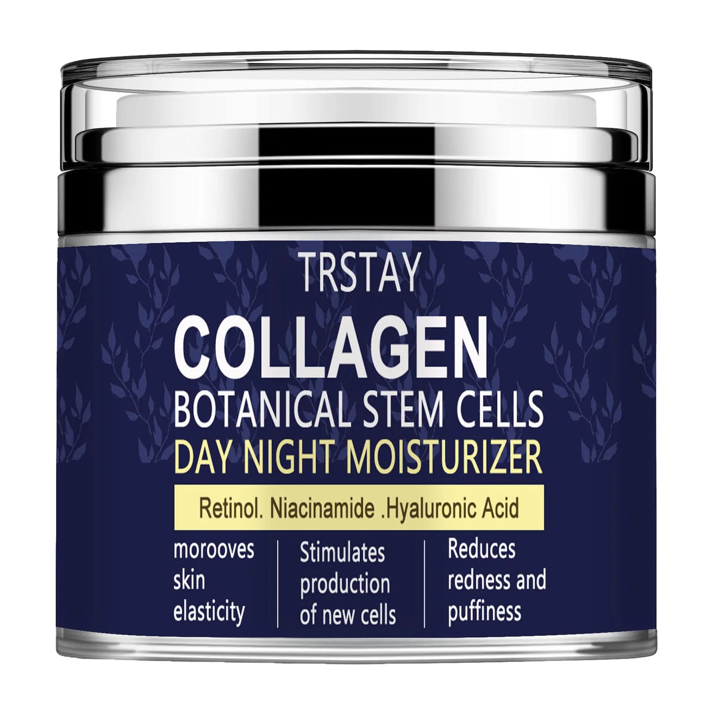 Collagen Face Moisturizer with Airless Pump - Collagen Botanical Stem Cells Cream for Skin with Retinol, Niacinamide Peaceful Pleasures Health and Wellness 15G