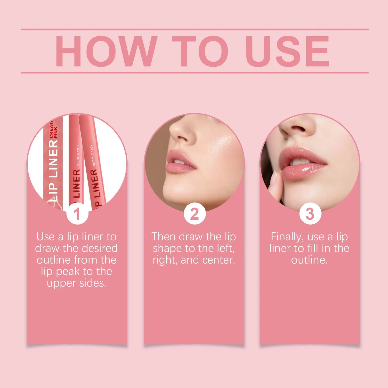 Multi Color Lipliner Create Perfect Lip Contour Smoothing Lips Surface Moisturizing Lips Portable Waterproof Lip Pencil Makeup Peaceful Pleasures Health and Wellness
