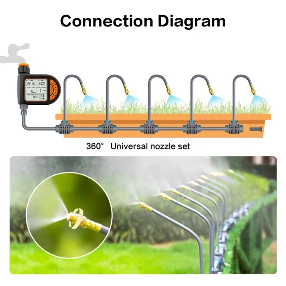 Smart Digital Garden Water Timer – Auto Irrigation Controller