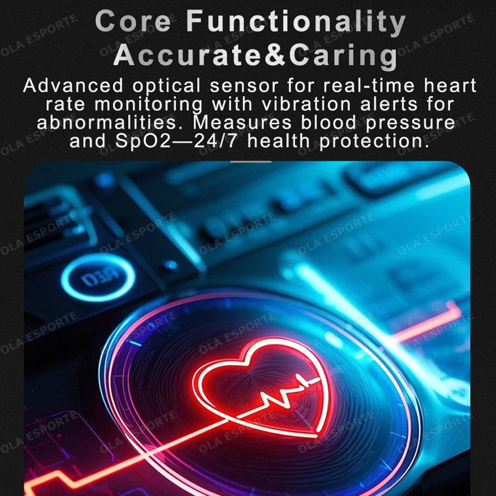 Men Women Bluetooth Call Smart Watch Heart Rate Blood Oxygen Sleep Health Monitoring GPS Sports Tracking Waterproof Smartwatch Peaceful Pleasures Health and Wellness