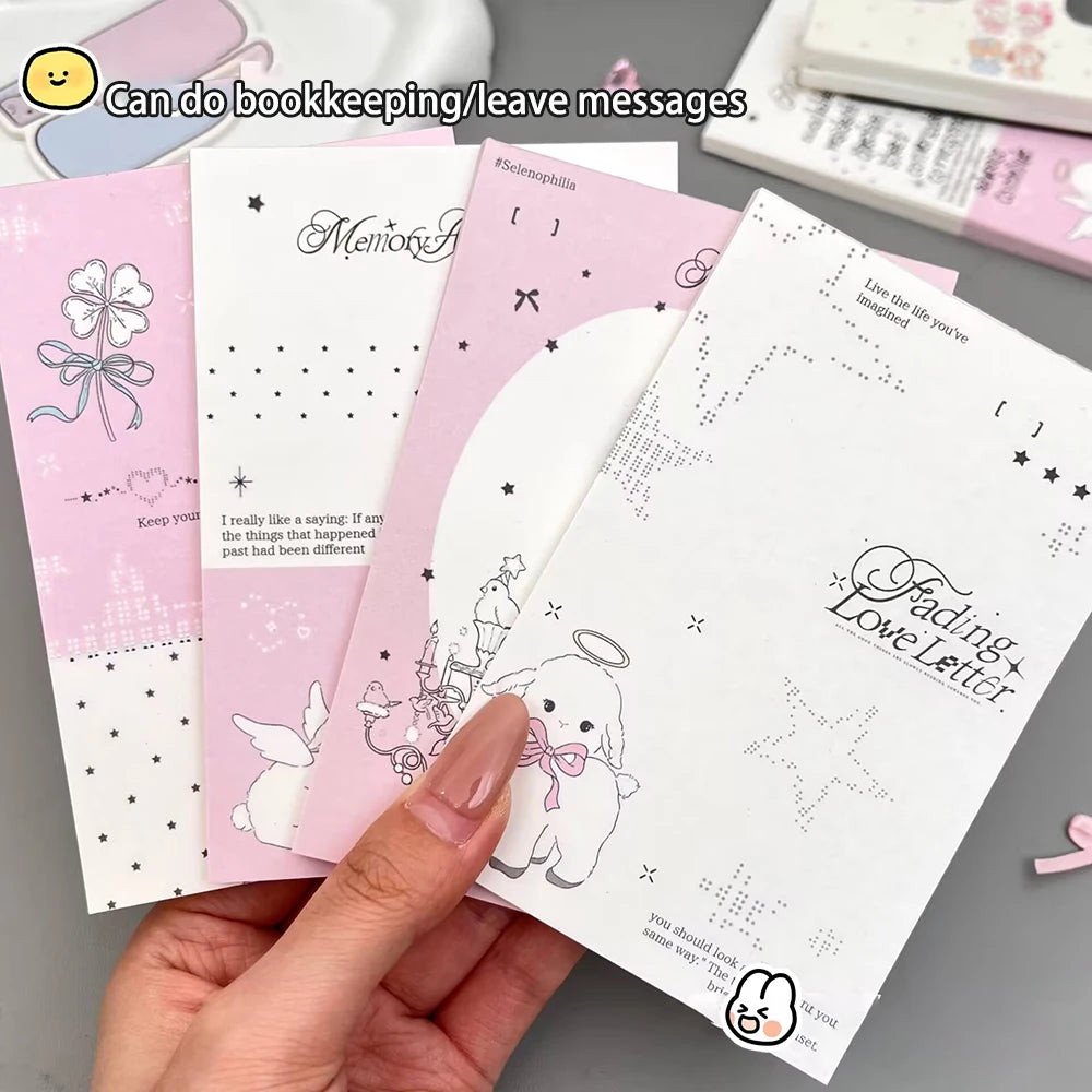 50 Sheets Lucky Angel A7 Memo Book Appearance Ins Non Sticky Portable