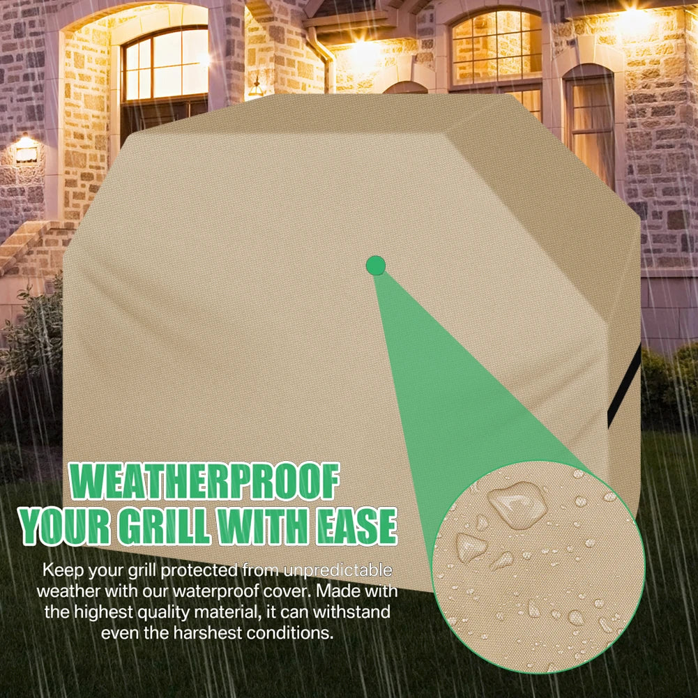 Waterproof BBQ Grill Cover | UV & Weather-Resistant 147x61x122cm