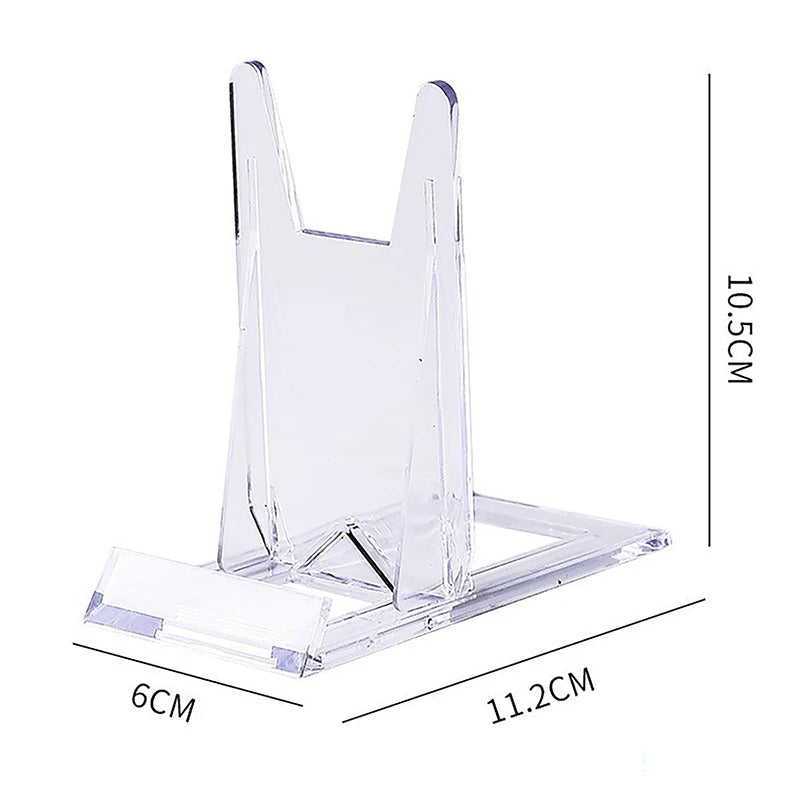 Clear Adjustable Plastic Display Easel | Frame & Plate Stand