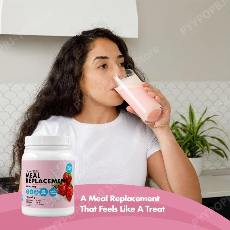 Strawberry Meal Replacement Shake | 20g Protein, 21 Vitamins